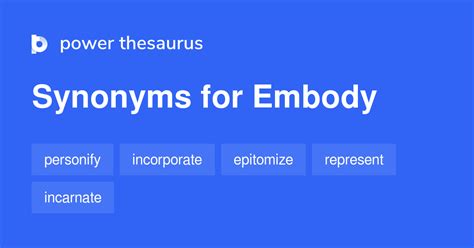 embody synonym